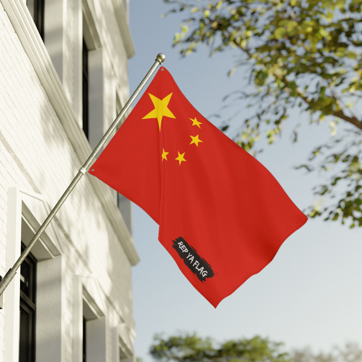 China Flag Garden Banner | Double Sided Outdoor Flag | Rep Ya Flag - Rep Ya Flag