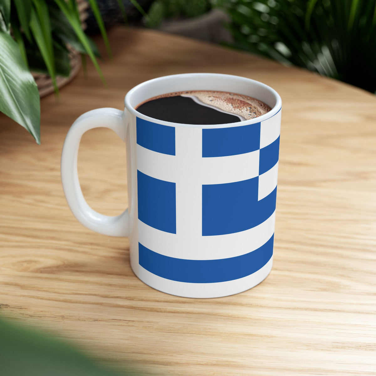 Greece Flag Coffee Tea Mug 11oz 15oz | Rep Ya Flag Ceramic Mug - Rep Ya Flag