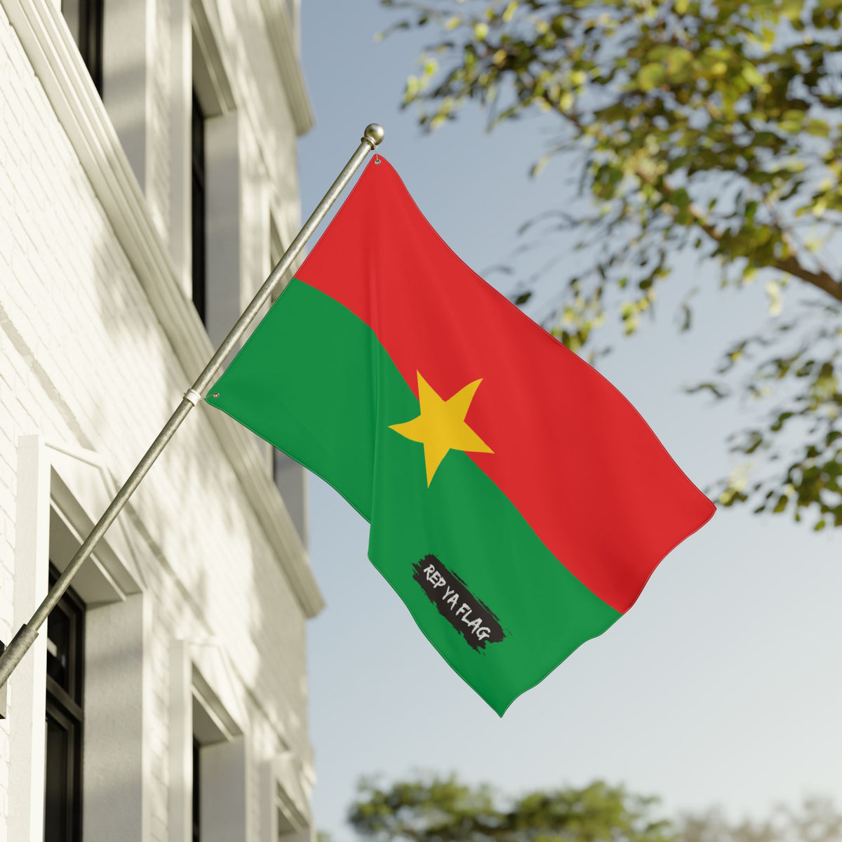 Burkina Faso Flag Garden Banner | Double Sided Outdoor Flag | Rep Ya Flag - Rep Ya Flag