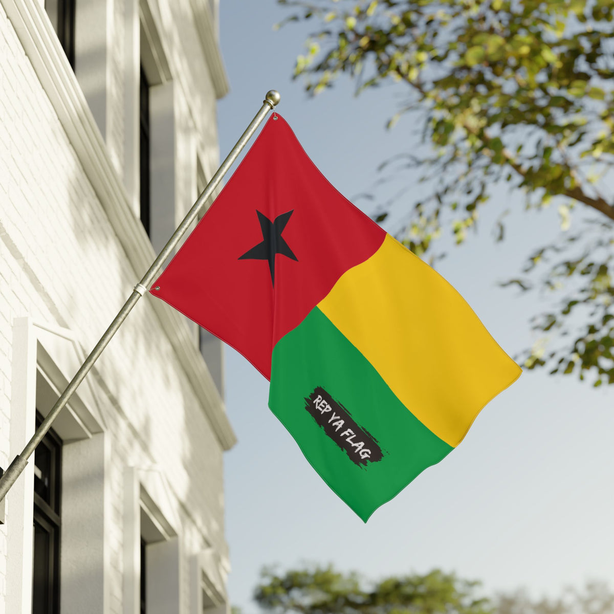 Guinea-Bissau Flag Garden Banner | Double Sided Outdoor Flag | Rep Ya Flag - Rep Ya Flag