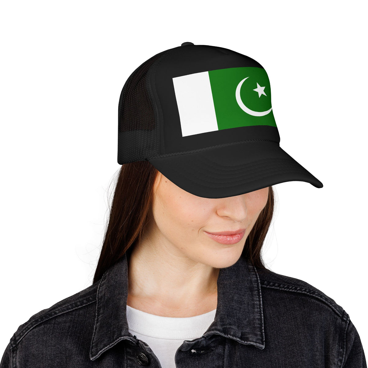 Pakistan Flag Foam Trucker Hat | Pakistani Pride Snapback Cap | Rep Ya Flag - Rep Ya Flag