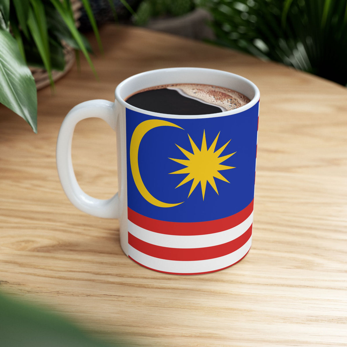 Malaysia Flag Coffee Tea Mug 11oz 15oz | Rep Ya Flag Ceramic Mug - Rep Ya Flag