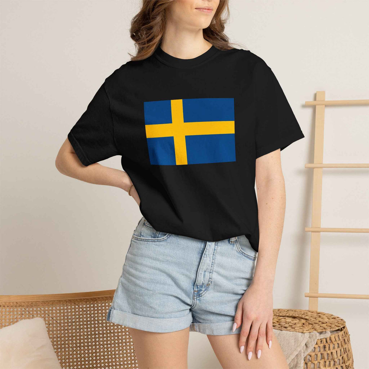 Sweden Flag T Shirt | Swedish Heritage Shirt S–4XL | Rep Ya Flag