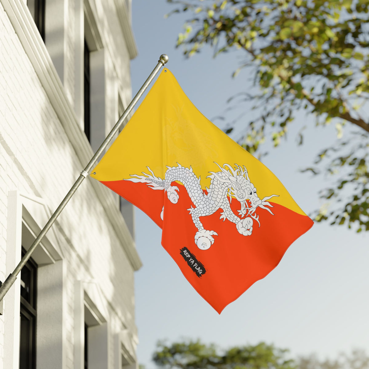 Bhutan Flag Garden Banner – Double‑Sided Outdoor Flag | Rep Ya Flag