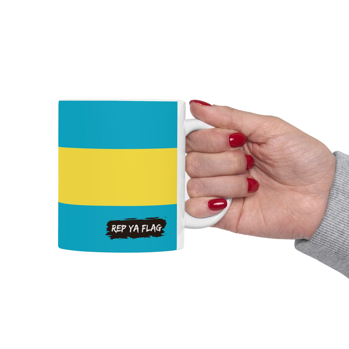 Bahamas Flag Coffee Mug – 11oz & 15oz Ceramic