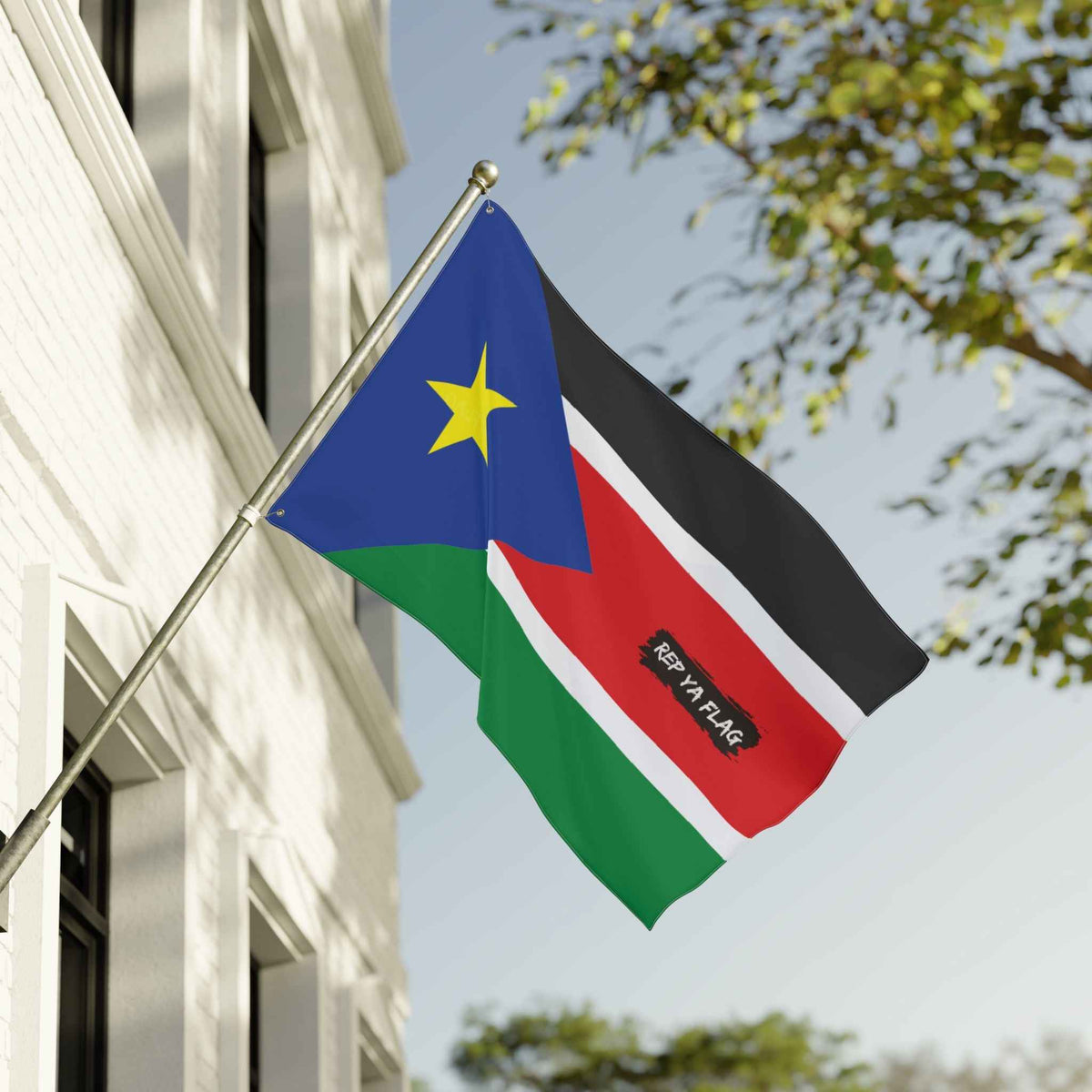 South Sudan Flag Garden Banner | Double-Sided Outdoor Flag | Rep Ya Flag