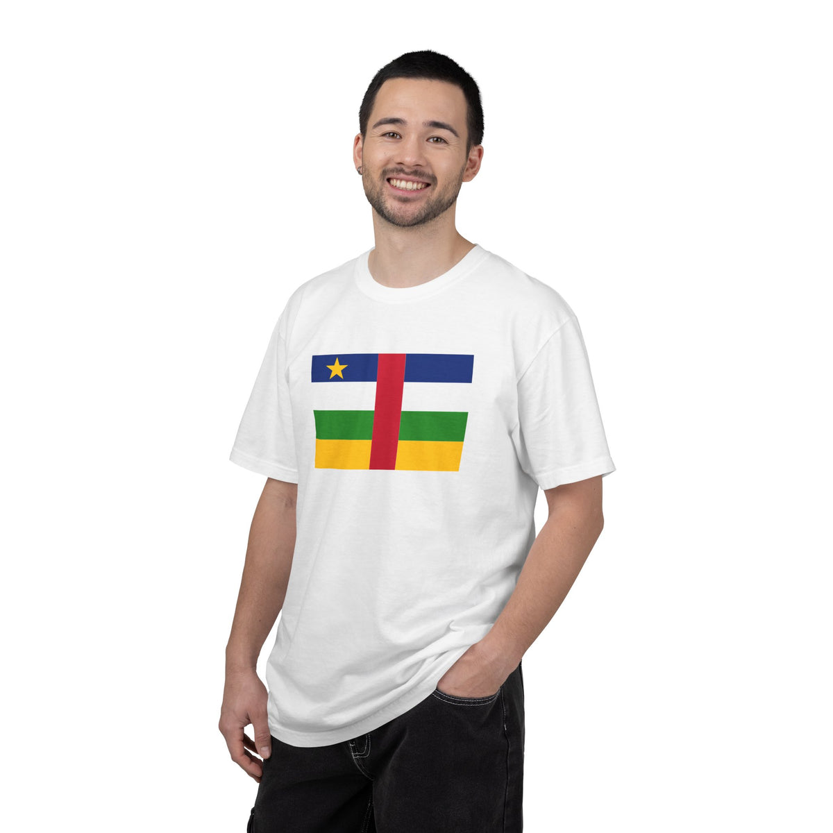 Central African Republic Flag T Shirt | Central African Heritage Shirt S-4XL | Rep Ya Flag - Rep Ya Flag