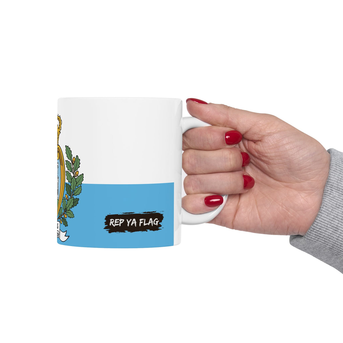San Marino Flag Ceramic Coffee Mug 11oz & 15oz