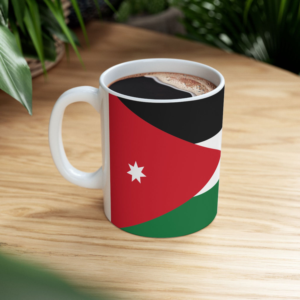 Jordan Flag Coffee Tea Mug 11oz 15oz | Rep Ya Flag Ceramic Mug - Rep Ya Flag