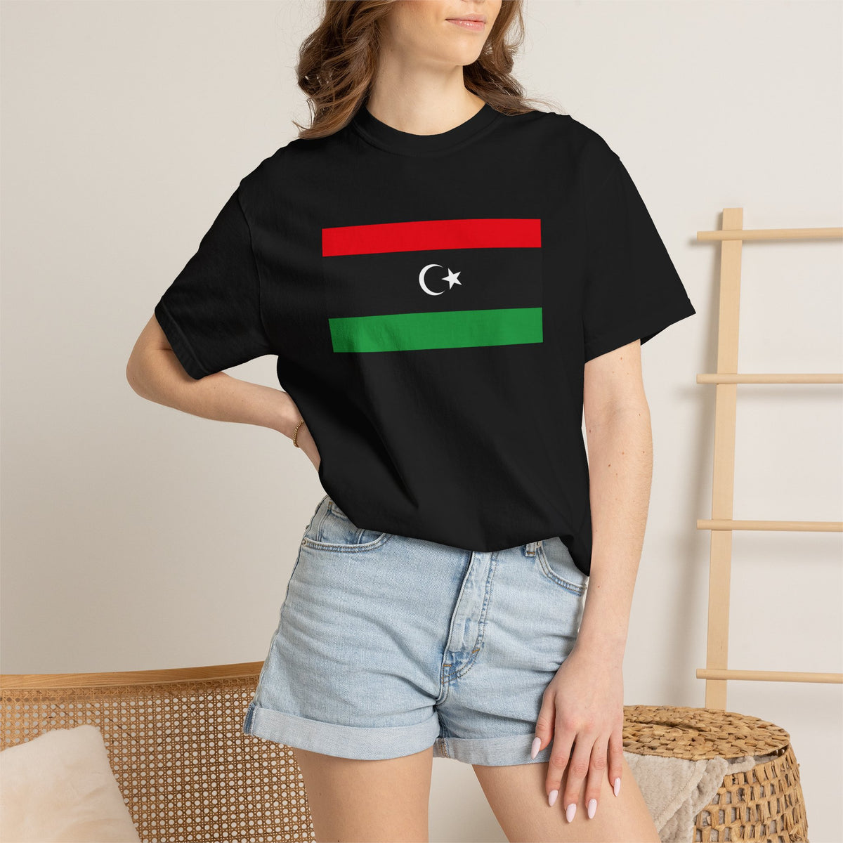 Libya Flag T Shirt | Libyan Heritage Shirt S–4XL | Rep Ya Flag - Rep Ya Flag