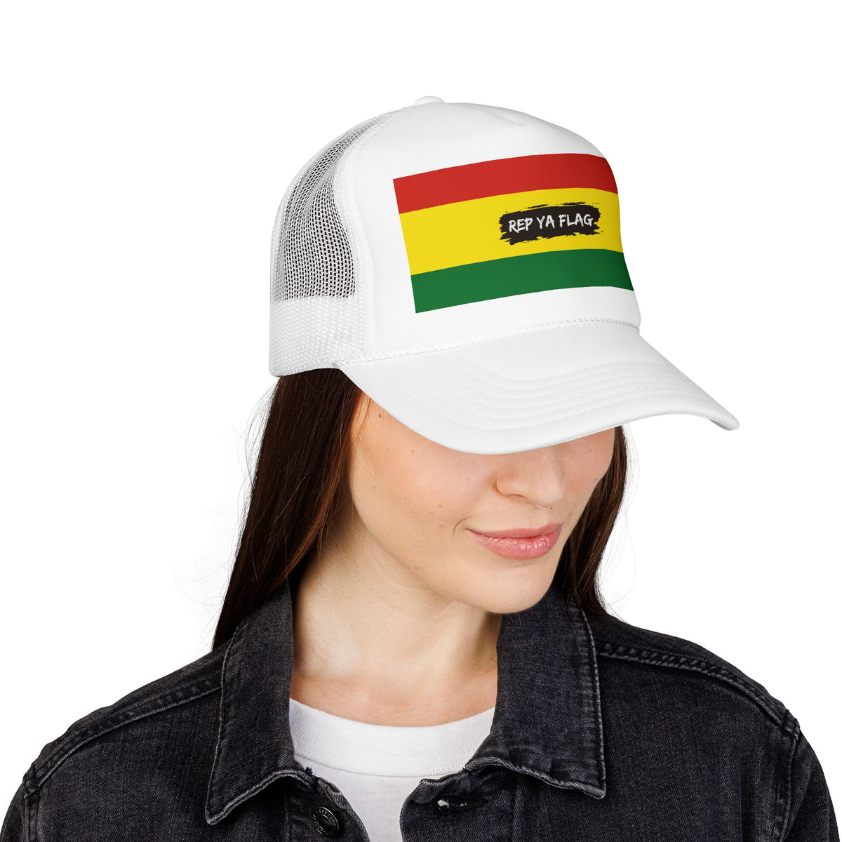 Bolivia Flag Foam Trucker Hat | Bolivian Pride Snapback Cap | Rep Ya Flag - Rep Ya Flag