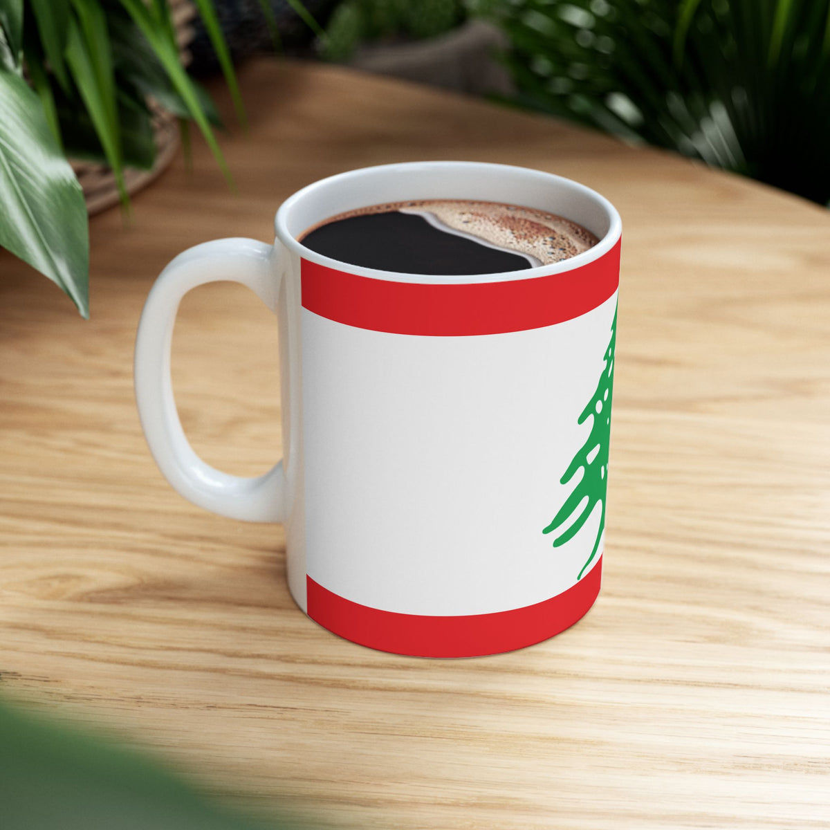Lebanon Flag Coffee Tea Mug 11oz 15oz | Rep Ya Flag Ceramic Mug - Rep Ya Flag