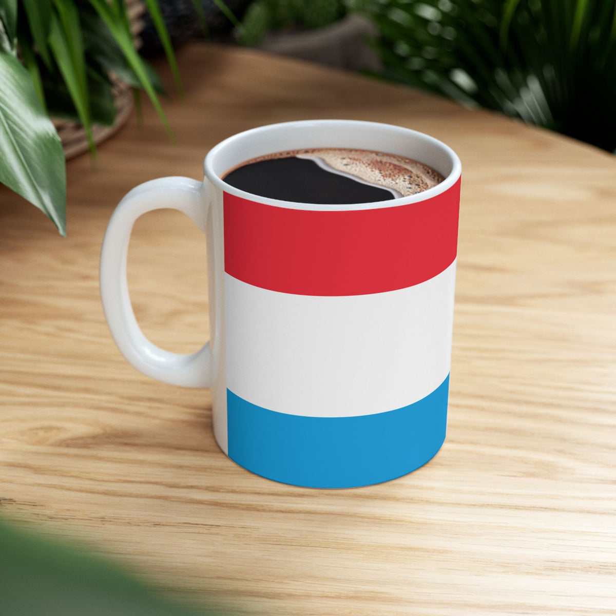 Luxembourg Flag Coffee Tea Mug 11oz 15oz | Rep Ya Flag Ceramic Mug - Rep Ya Flag