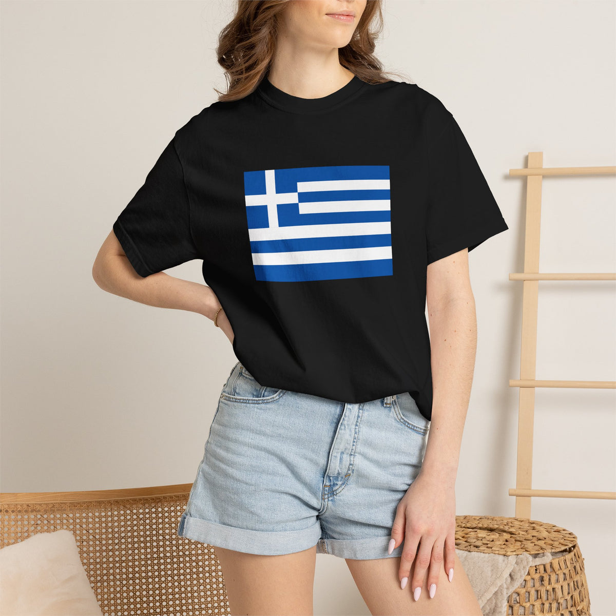 Greece Flag T Shirt | Greek Heritage Shirt S–4XL | Rep Ya Flag - Rep Ya Flag