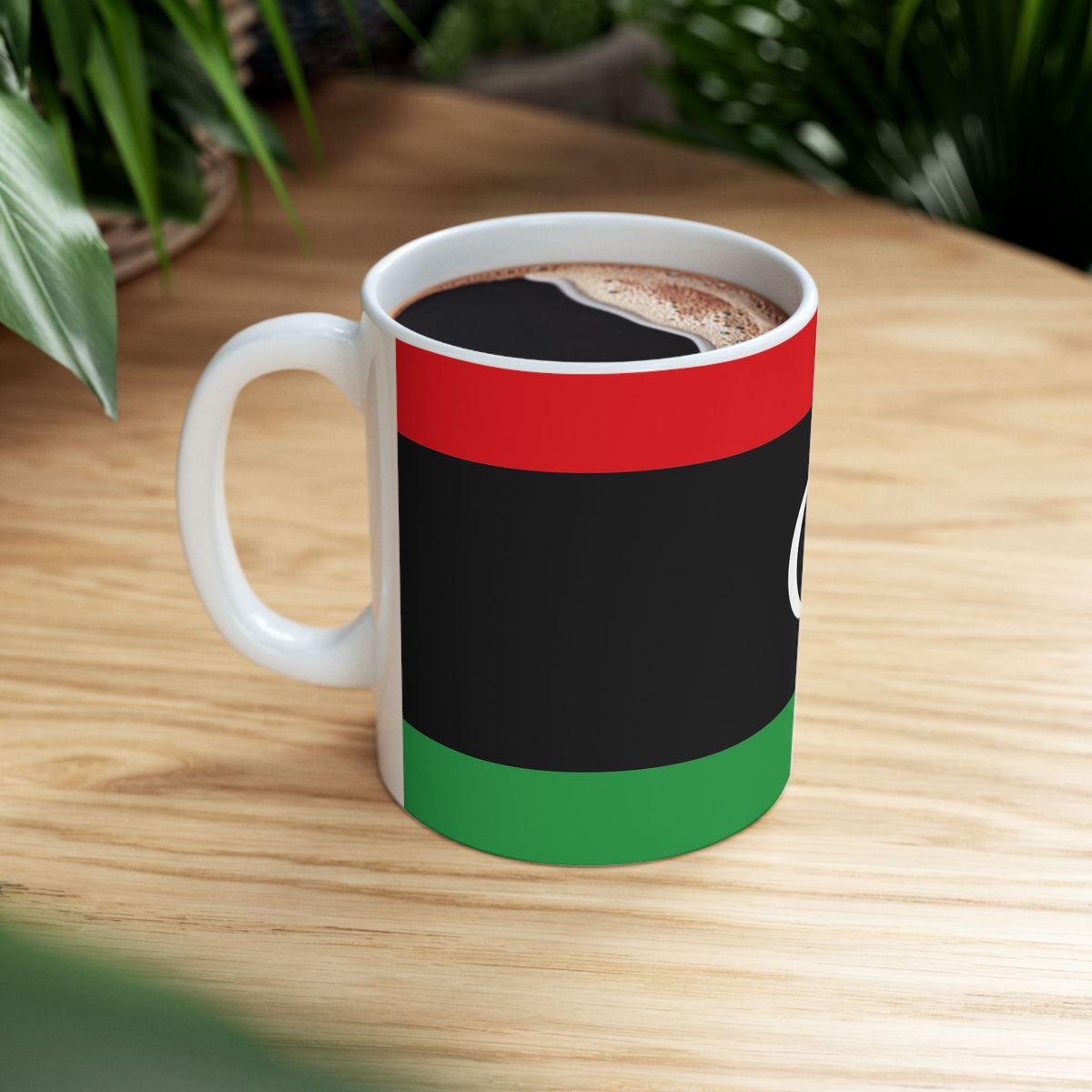 Libya Flag Coffee Tea Mug 11oz 15oz | Rep Ya Flag Ceramic Mug - Rep Ya Flag
