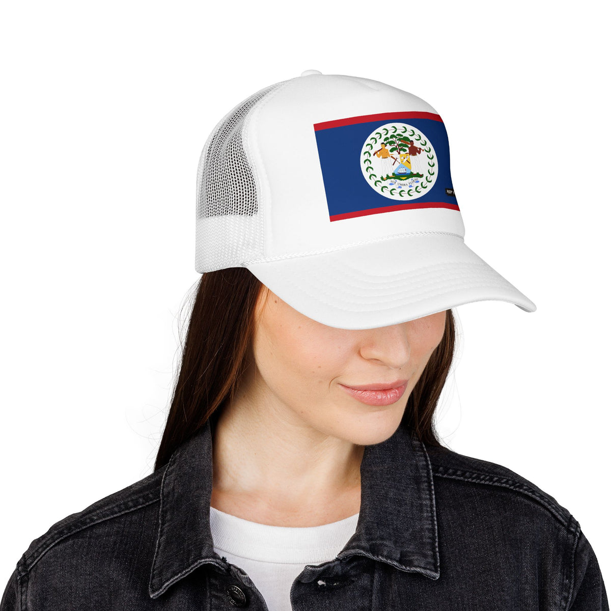Belize Flag Foam Trucker Hat – Belizean Pride Snapback
