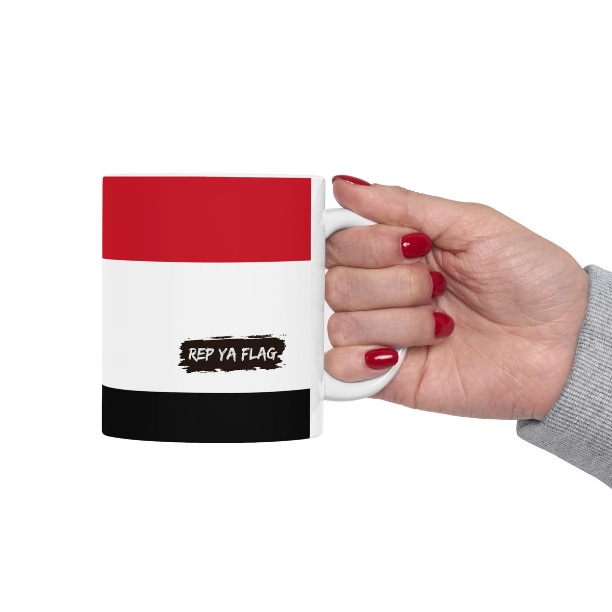 Yemen Flag Ceramic Coffee Mug – 11oz & 15oz Cup