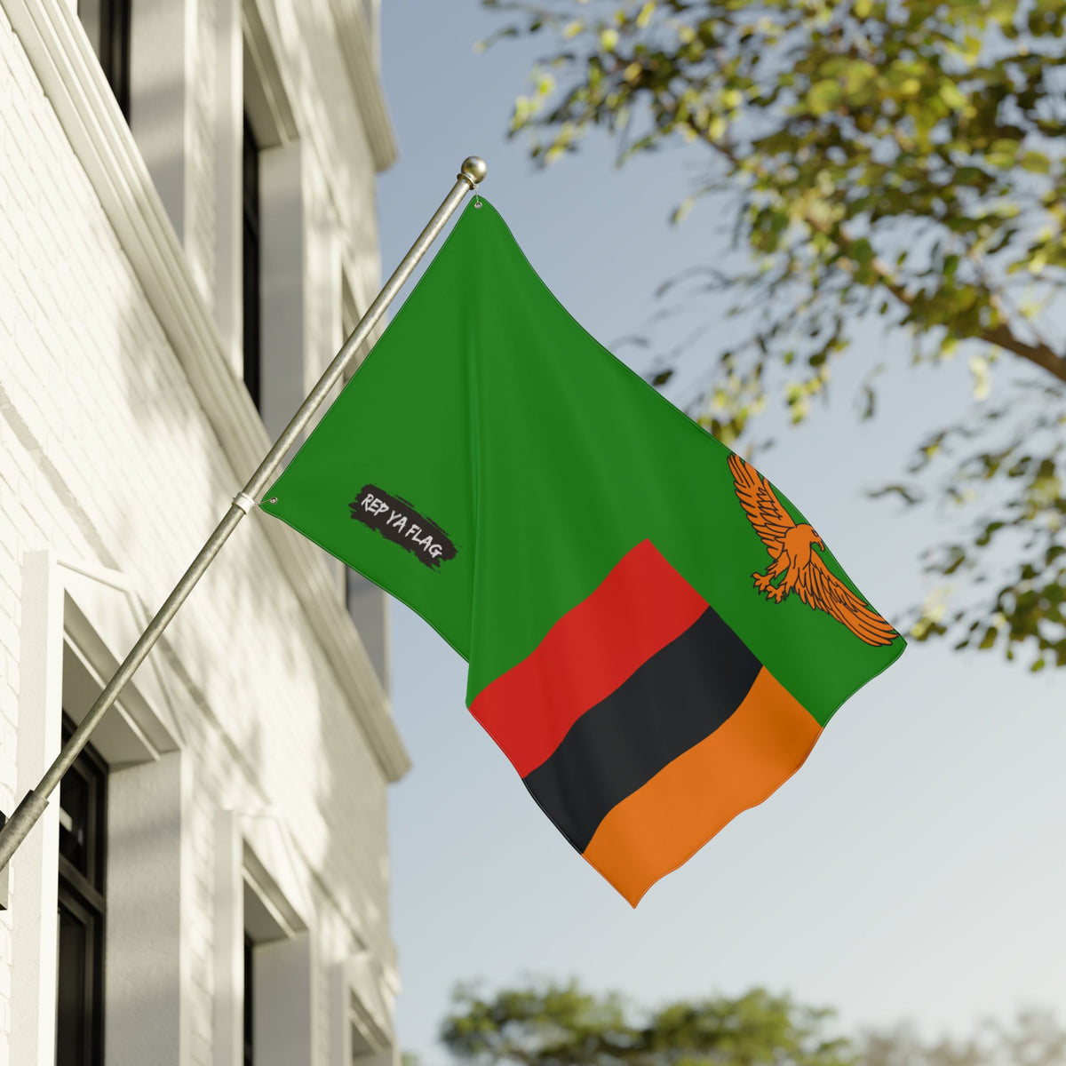 Zambia Flag Double-Sided Outdoor Garden Flag
