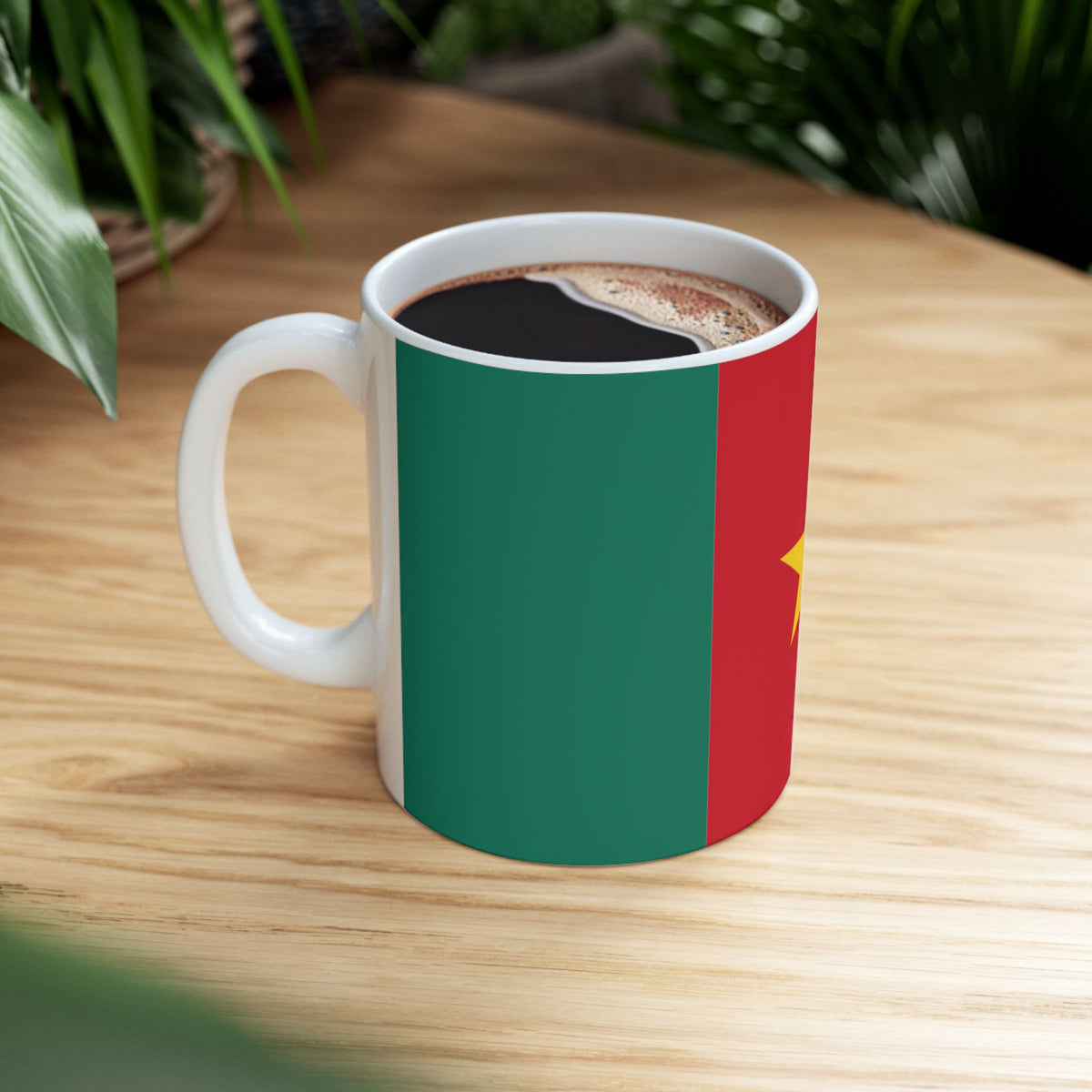 Cameroon Flag Coffee Tea Mug 11oz 15oz | Cameroonian Heritage Mug | Rep Ya Flag - Rep Ya Flag