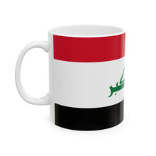 Iraq Flag Coffee Tea Mug 11oz 15oz | Rep Ya Flag Ceramic Mug
