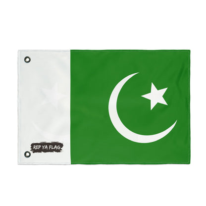 Pakistan Flag Garden Banner | Double Sided Outdoor Flag | Rep Ya Flag