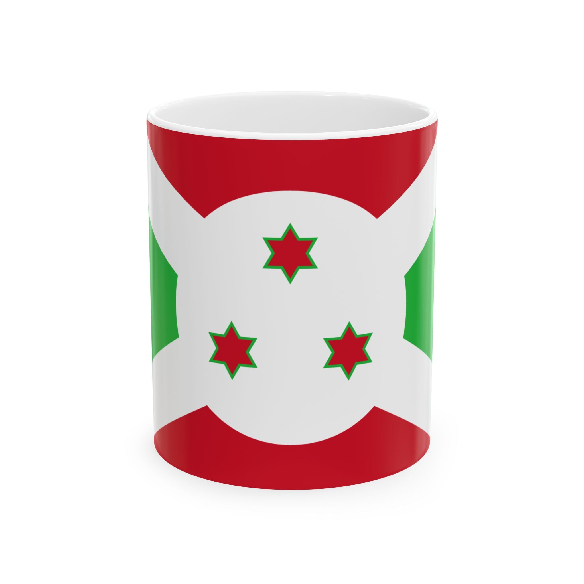 Burundi Flag Coffee Tea Mug 11oz 15oz | Rep Ya Flag Ceramic Mug