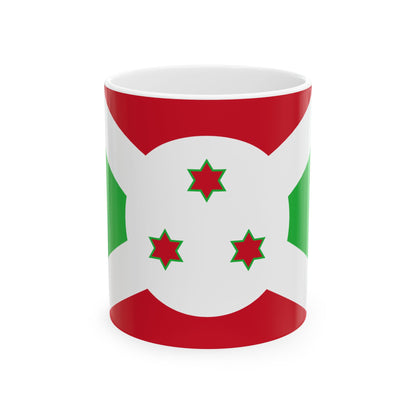 Burundi Flag Coffee Tea Mug 11oz 15oz | Rep Ya Flag Ceramic Mug