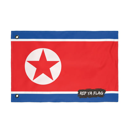 North Korea Flag Garden Banner | Double Sided Outdoor Flag | Rep Ya Flag