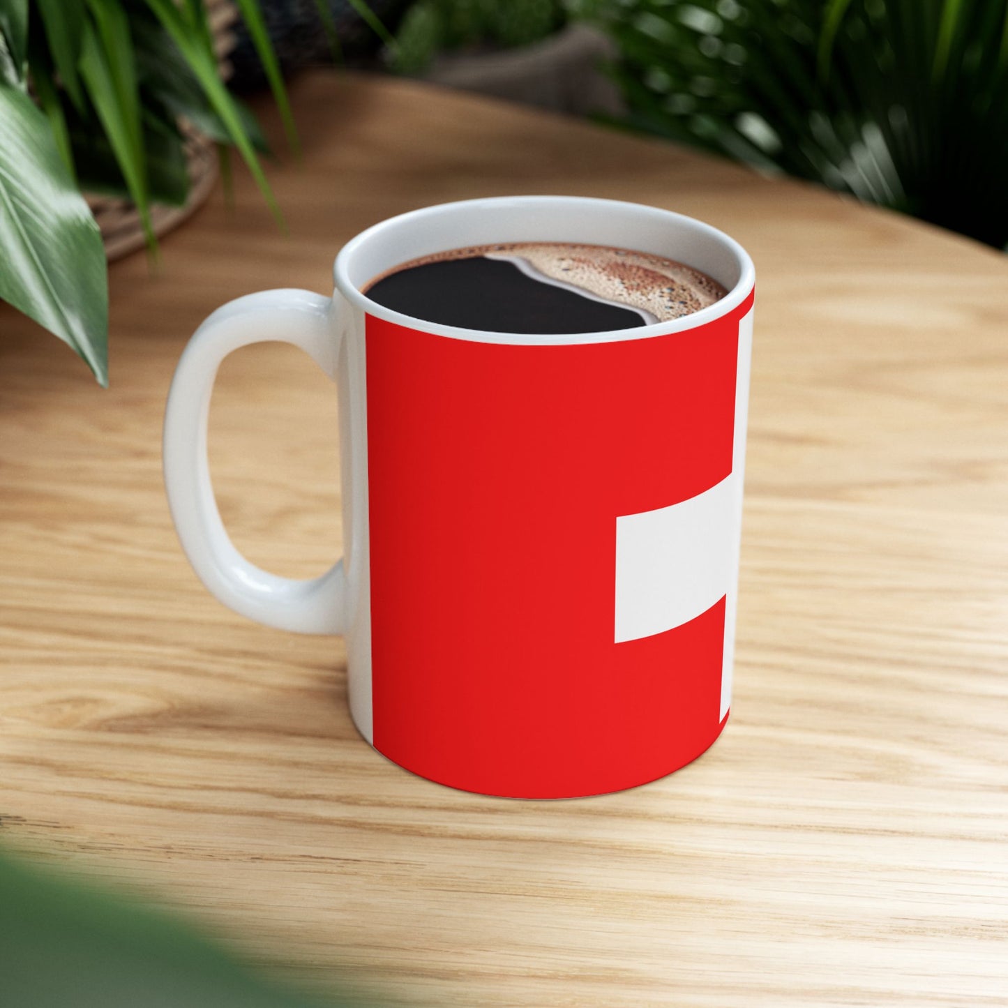 Switzerland Flag Coffee Tea Mug 11oz 15oz | Rep Ya Flag Ceramic Mug