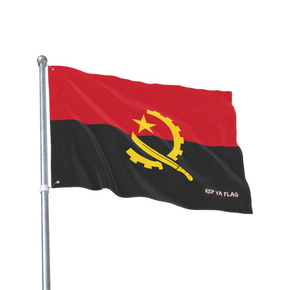Angola Flag Garden Banner | Double Sided Outdoor Flag | Rep Ya Flag