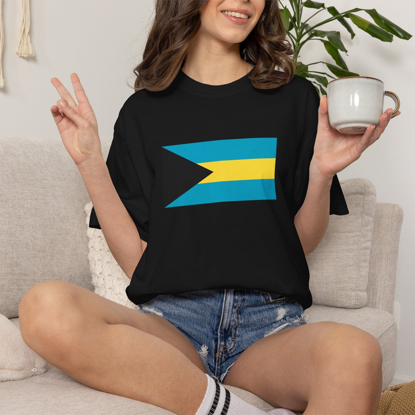Bahamas Flag T Shirt | Bahamian Heritage Shirt S-4XL | Rep Ya Flag