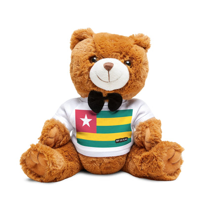 Togo Teddy Bear | Togo Flag Plush | Togolese Gift | Cultural Stuffed Animal | Heritage Keepsake Bear
