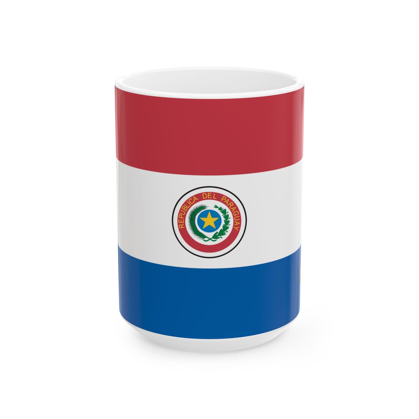 Paraguay Flag Coffee Tea Mug 11oz 15oz | Rep Ya Flag Ceramic Mug