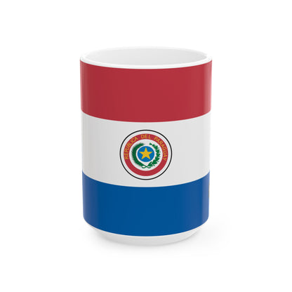 Paraguay Flag Coffee Tea Mug 11oz 15oz | Rep Ya Flag Ceramic Mug