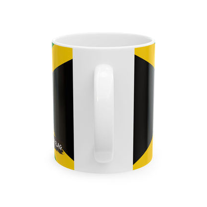 Jamaica Flag Coffee Tea Mug 11oz 15oz | Rep Ya Flag Ceramic Mug