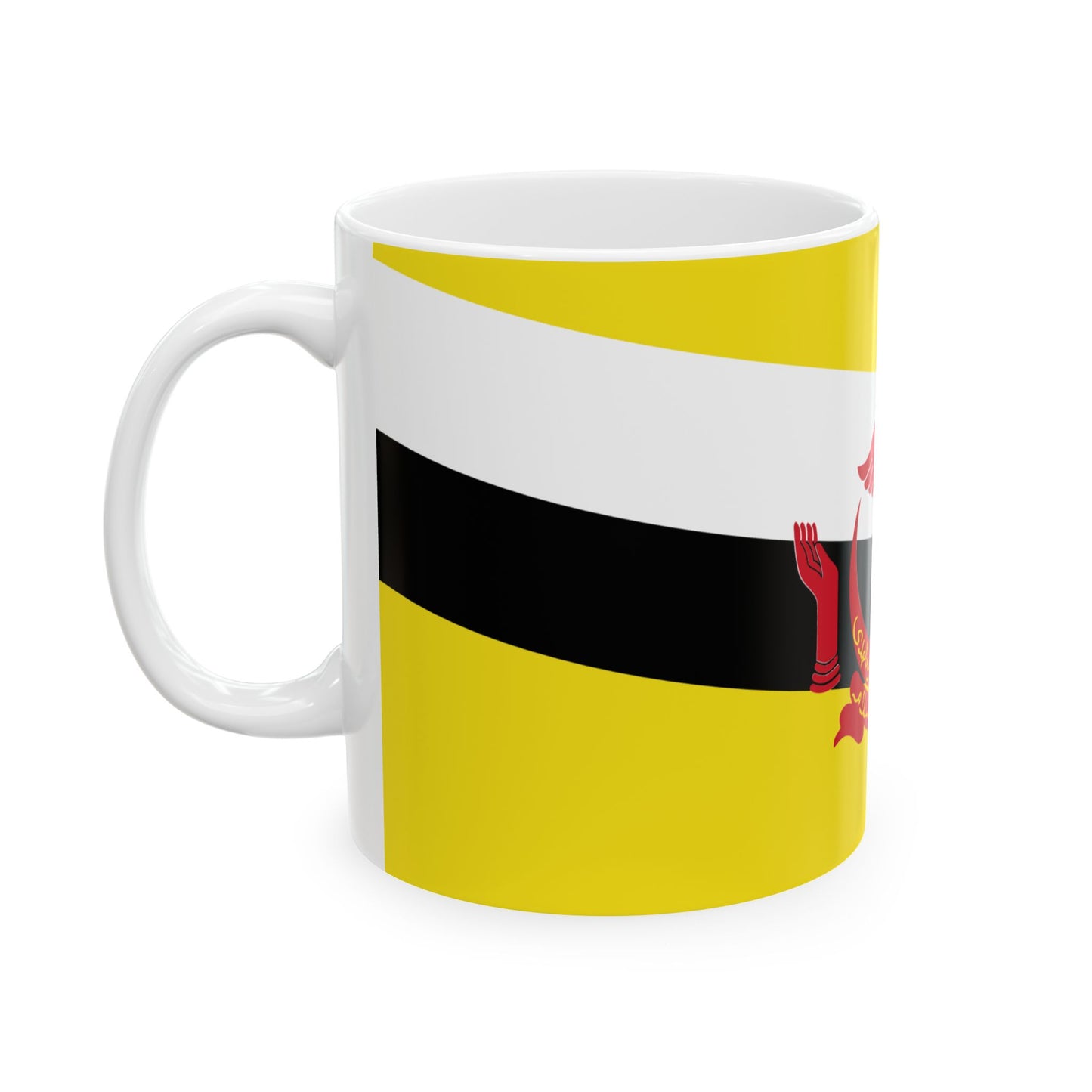 Brunei Flag Coffee Tea Mug 11oz 15oz | Rep Ya Flag Ceramic Mug