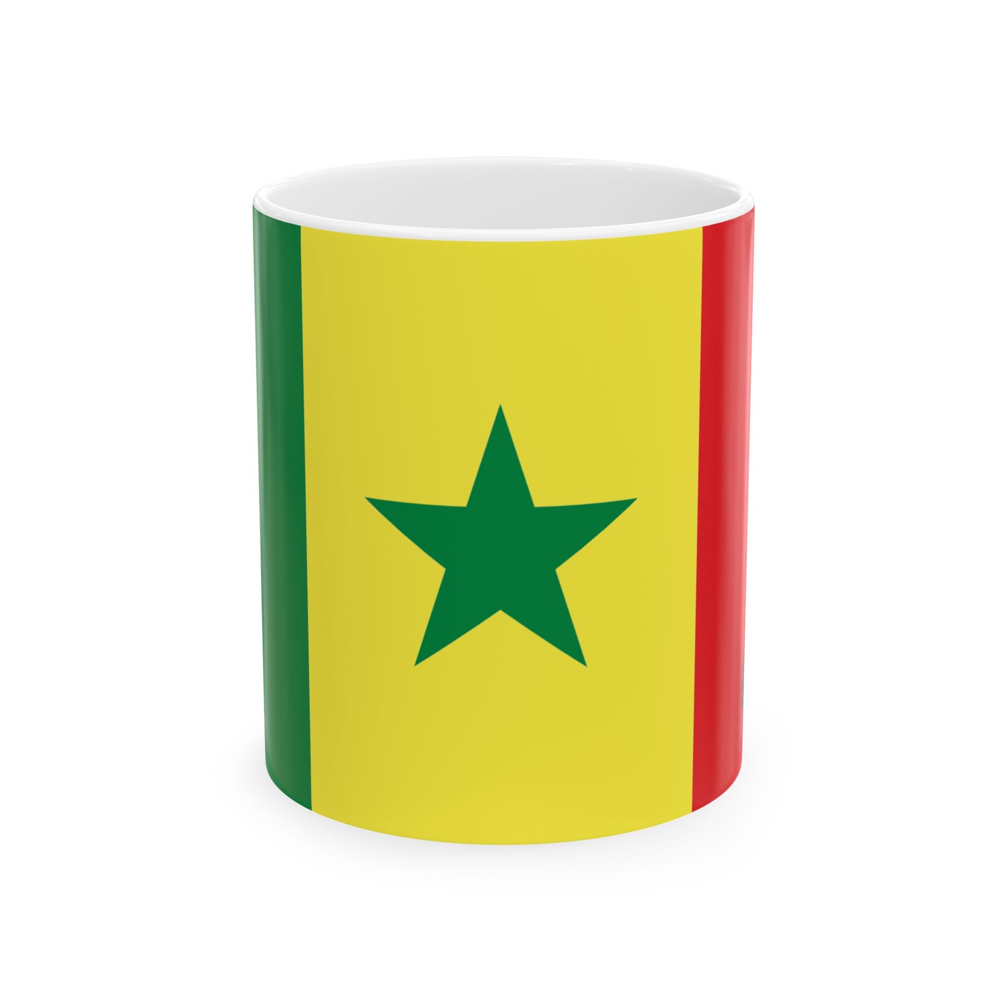 Senegal Flag Coffee Mug 11oz & 15oz | Senegalese Heritage Ceramic Coffee Tea Mug | Rep Ya Flag