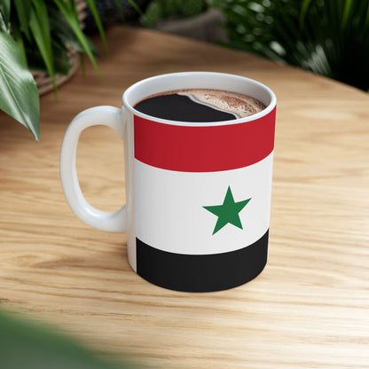Syria Flag Coffee Tea Mug 11oz 15oz | Rep Ya Flag Ceramic Mug
