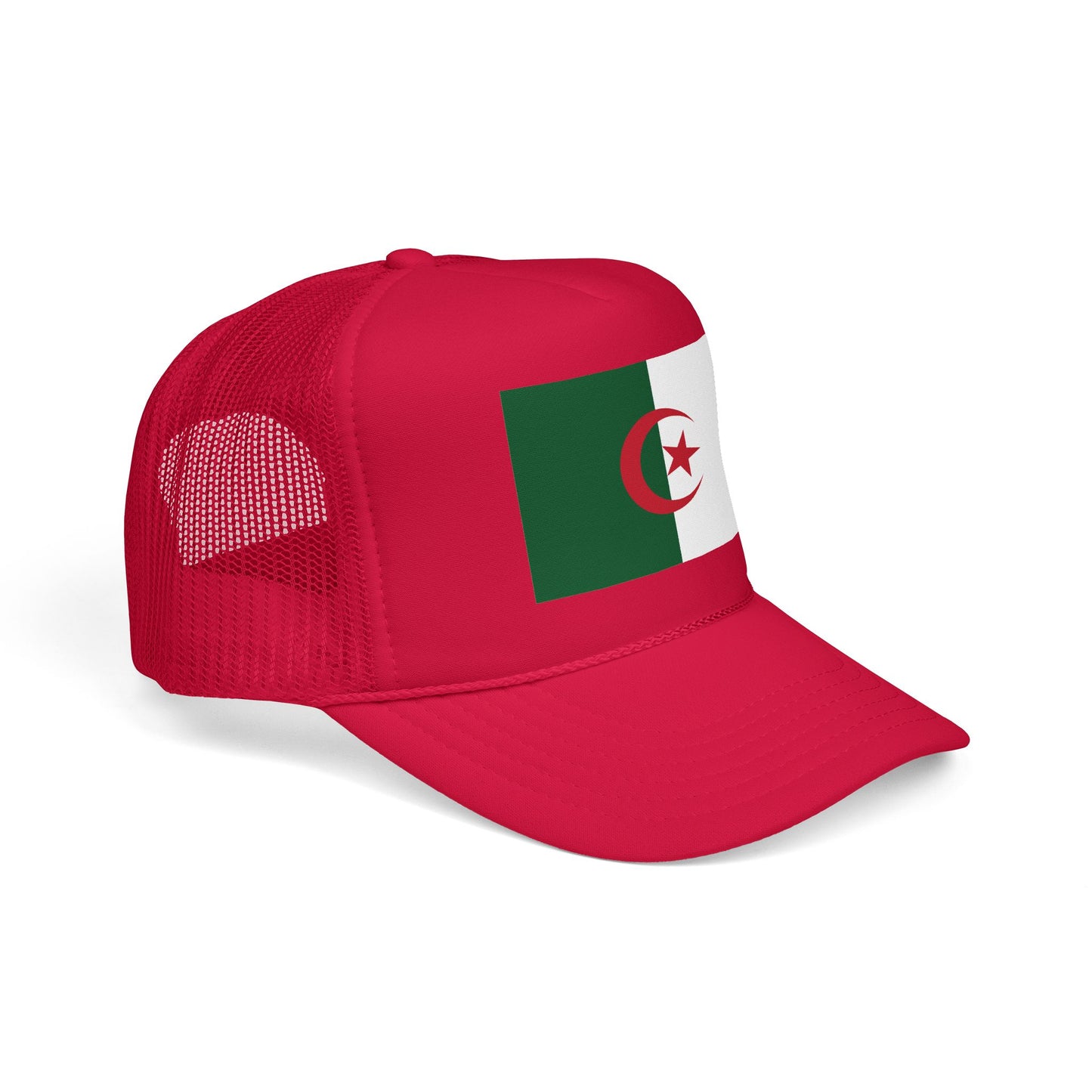 Algeria Flag Foam Trucker Hat | Algerian Pride Snapback Cap | Rep Ya Flag