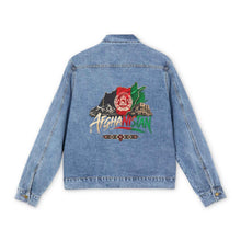 Denim Jacket — Afghan Pride Embroidered Back Graphic