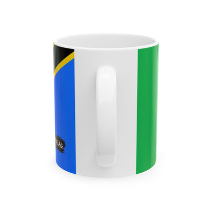 Tanzania Flag Coffee Tea Mug 11oz 15oz | Rep Ya Flag Ceramic Mug