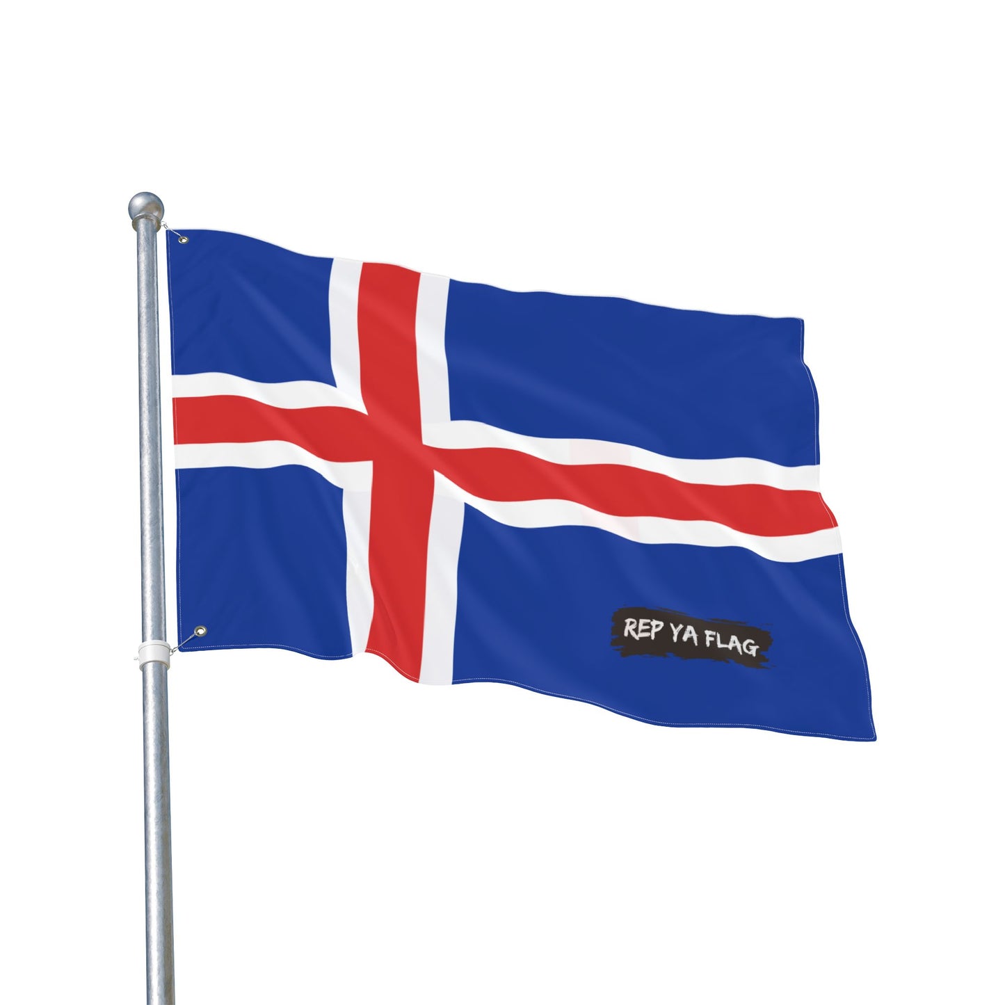 Iceland Flag Garden Banner | Double Sided Outdoor Flag | Rep Ya Flag