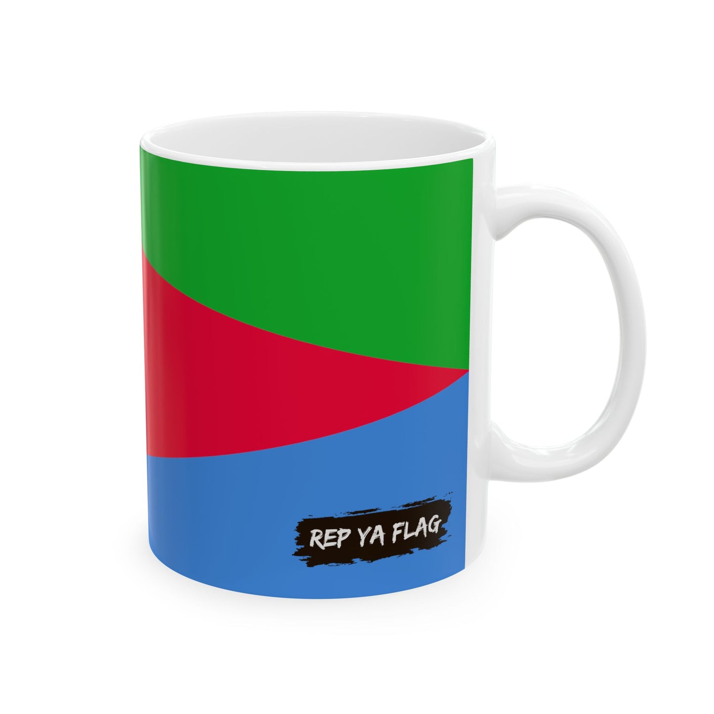 Eritrea Flag Coffee Tea Mug 11oz 15oz | Rep Ya Flag Ceramic Mug