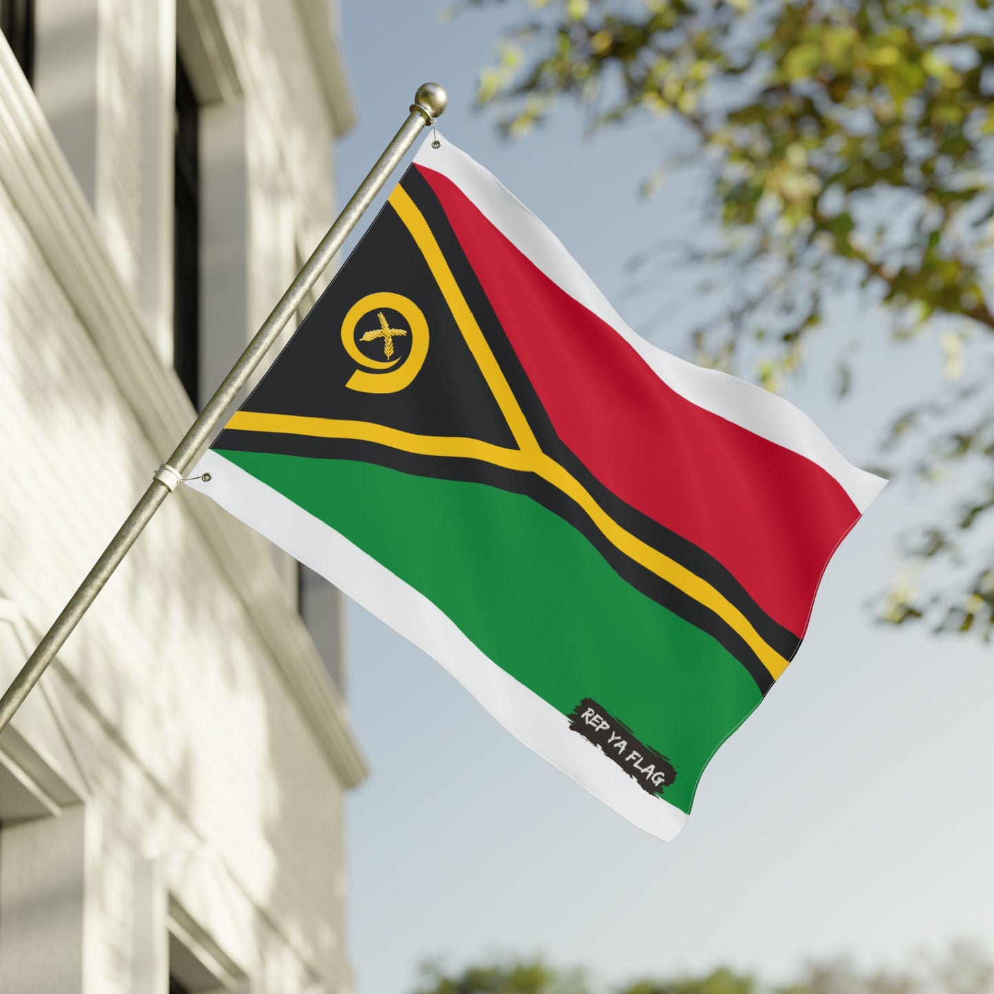 Vanuatu Flag Double Sided Flag, Outdoor Garden Banner | Country Flag