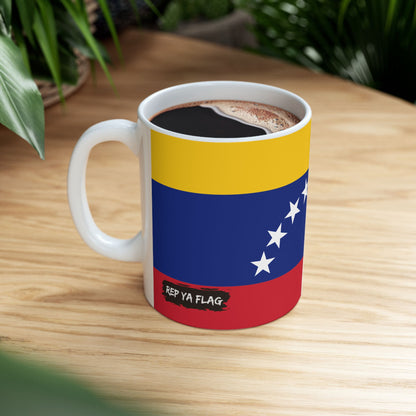 Venezuela Flag Coffee Tea Mug 11oz 15oz | Rep Ya Flag Ceramic Mug