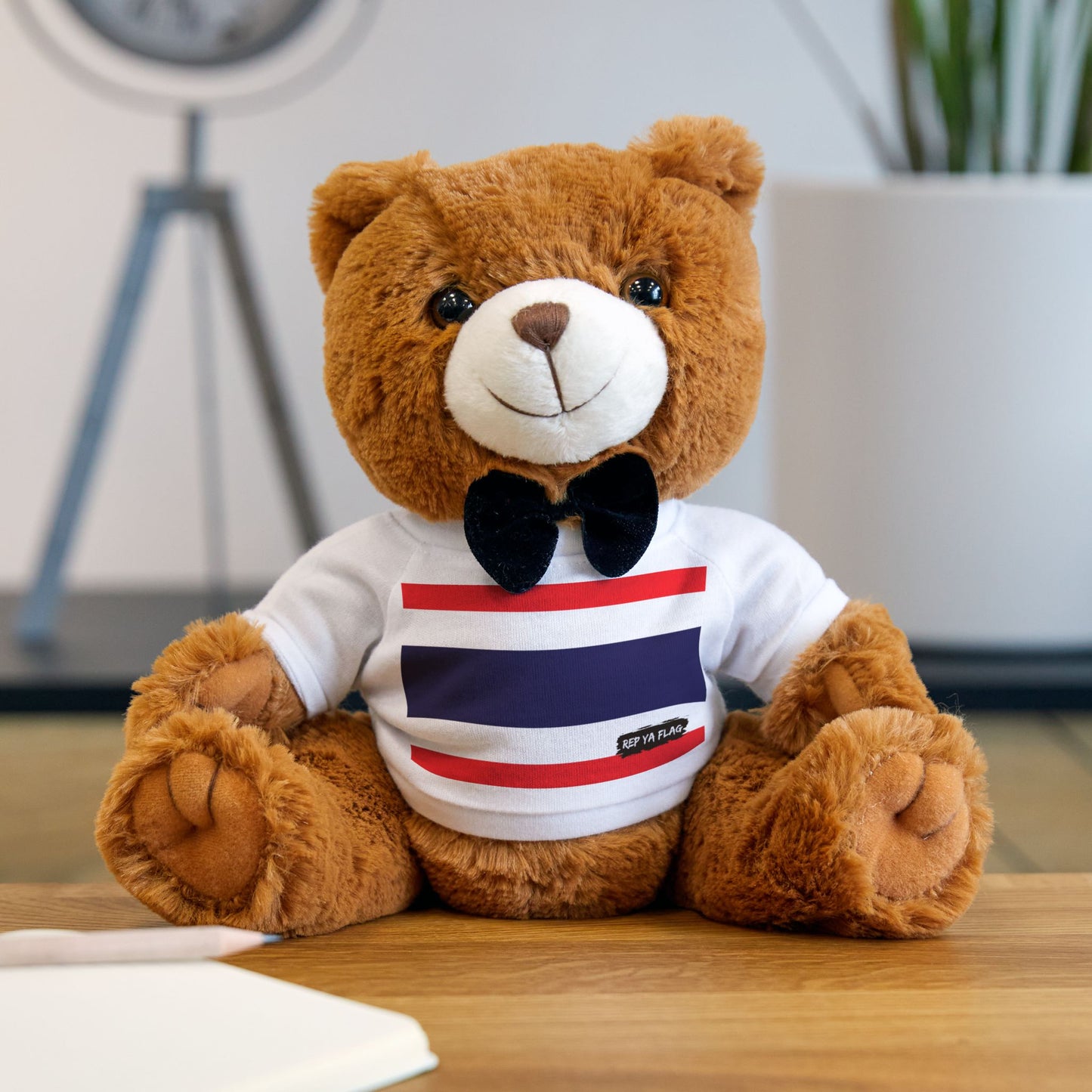 Thailand Teddy Bear | Thailand Flag Plush | Thai Gift | Cultural Stuffed Animal | Heritage Keepsake Bear