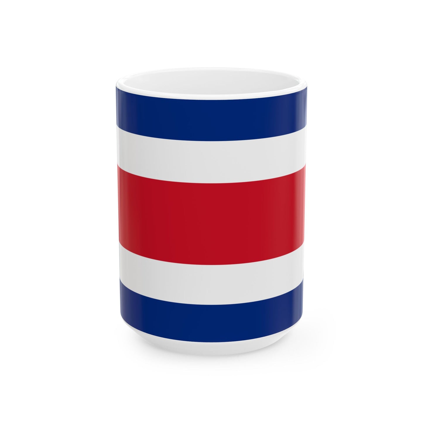Costa Rica Flag Coffee Tea Mug 11oz 15oz | Costa Rican Heritage Mug | Rep Ya Flag
