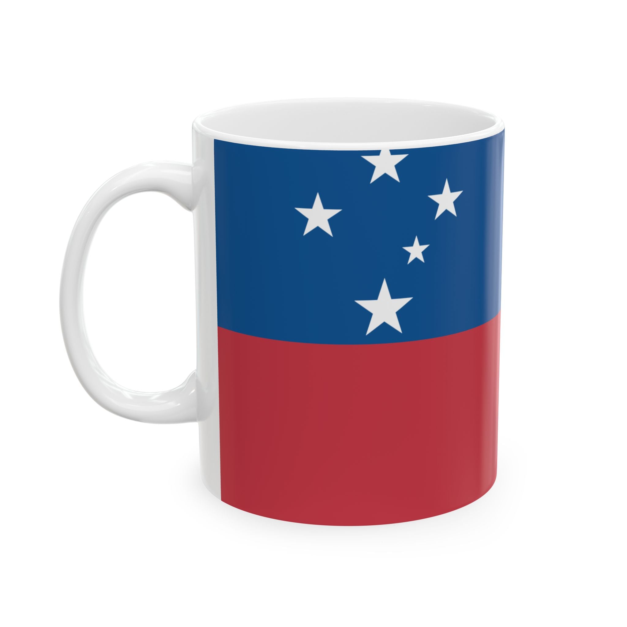 Samoa Flag Coffee Mug 11oz & 15oz | Samoan Heritage Ceramic Mug | Rep Ya Flag