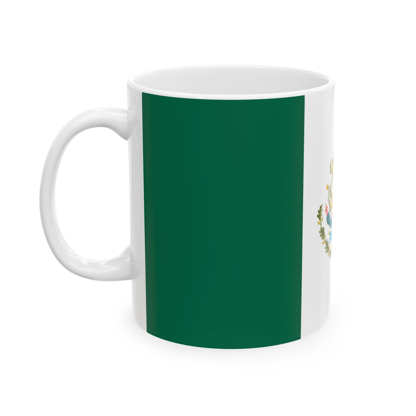 Mexico Flag Coffee Tea Mug 11oz 15oz | Rep Ya Flag Ceramic Mug