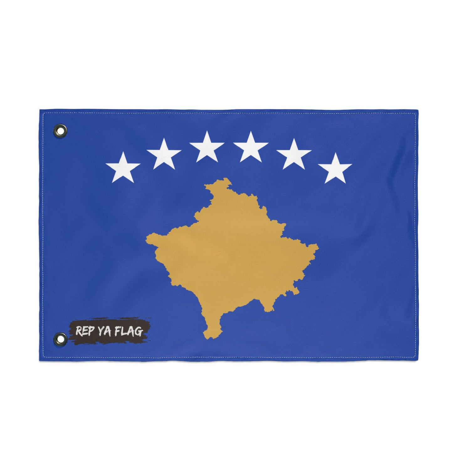Kosovo Flag Garden Banner | Double Sided Outdoor Flag | Rep Ya Flag